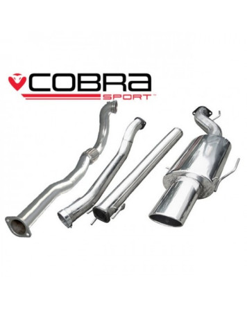 Vauxhall Astra G Gsi/T (Hatch) 98-04 Cobra Sport Turbo Back Package with De-Cat (Non-Resonated)